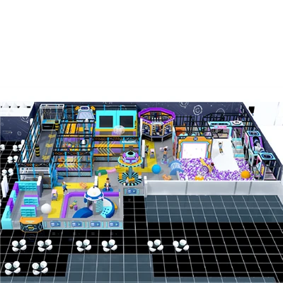 宇宙をテーマにした屋内遊び場のデザイン
